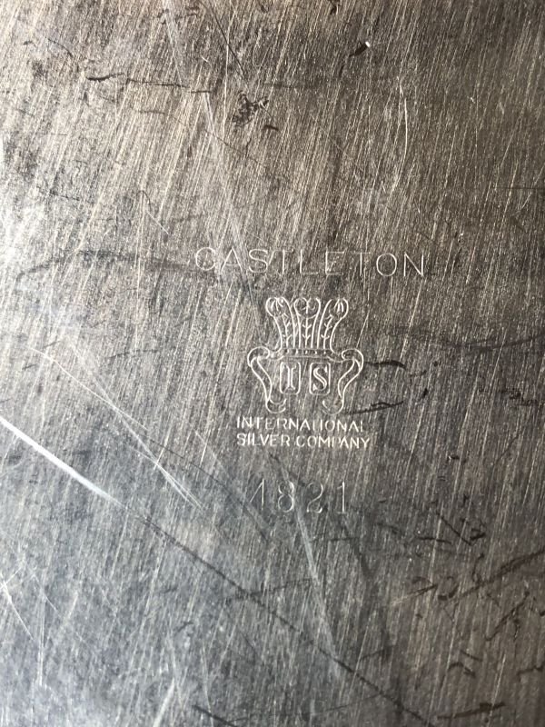 画像8: Vintage Silver Plate Serving Tray Dish Dinner Ware CASTLETON (M802)