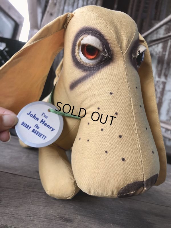 画像6: Vintage John Henry Bassett Plush Doll (M807)