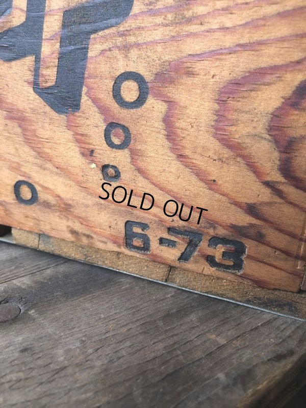 画像3: 70s Vintage Advertising 7up Wooden Crate Wood Box (M810)