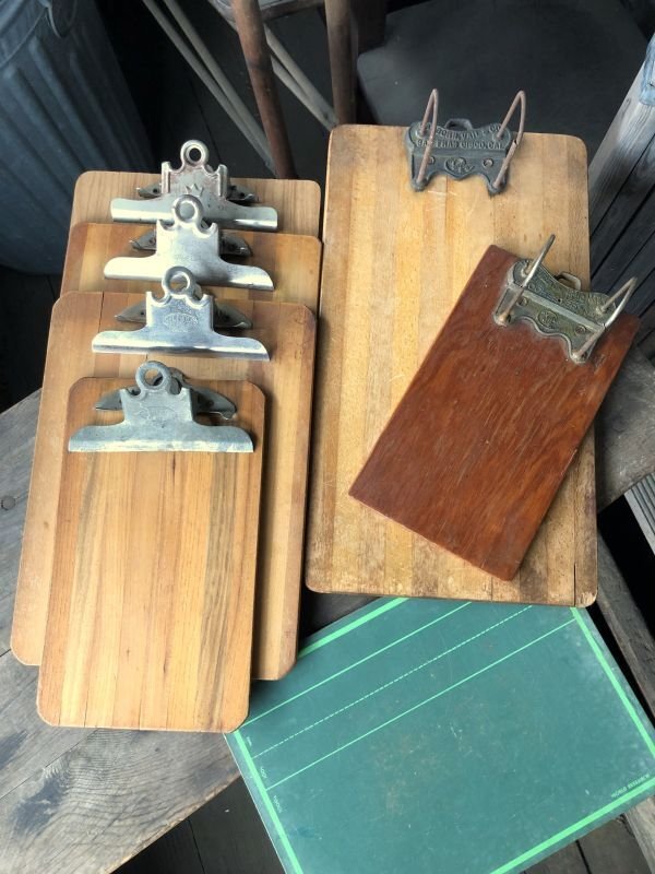 画像7: Vintage Globe Clip Clipboard (M814)