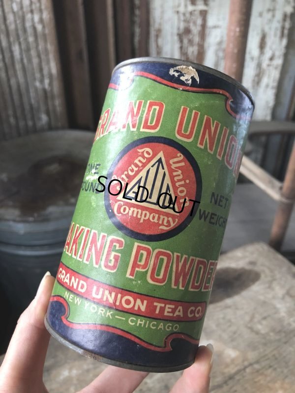 画像10: Vintage Advertising Tin Grand Union Baking Powder (M836)