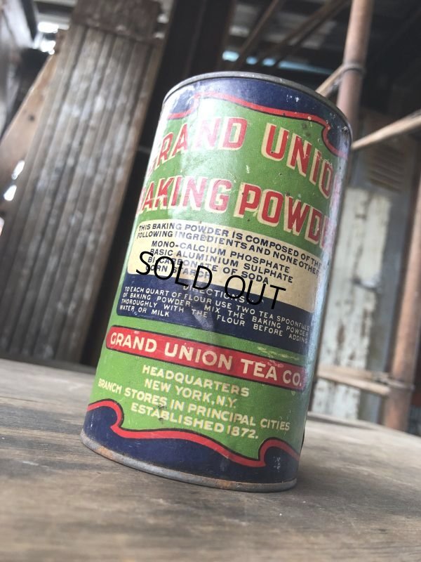 画像4: Vintage Advertising Tin Grand Union Baking Powder (M836)