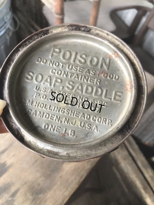 画像7: Vintage Advertising Tin SADDLE SOAP (M835)
