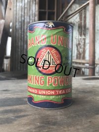 Vintage Advertising Tin Grand Union Baking Powder (M836)