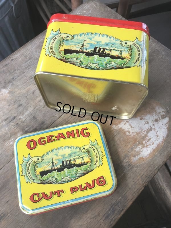 画像2: Vintage Advertising Tin OGEANIG UNION MADE CUT PLUG (M823)