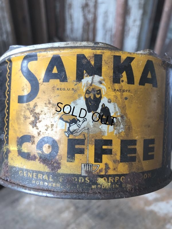 画像8: Vintage Advertising Tin SANKA COFFEE (M830)