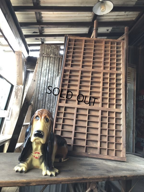 画像12: Vintage Wooden Printer Tray (M838)