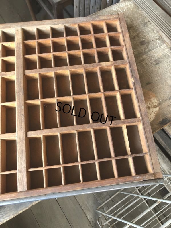 画像17: Vintage Wooden Printer Tray (M838)