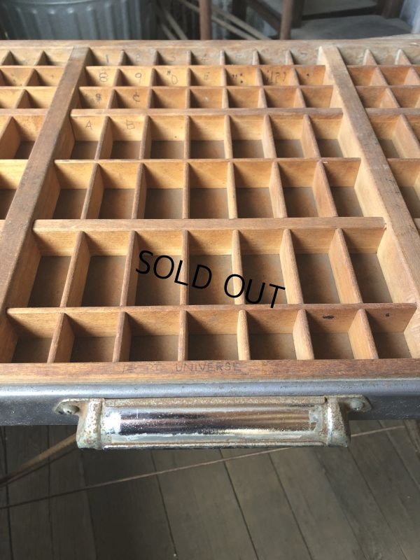 画像8: Vintage Wooden Printer Tray (M838)