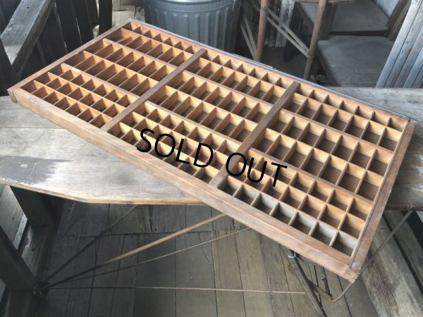 画像3: Vintage Wooden Printer Tray (M838)