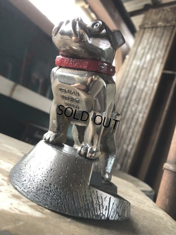 画像14: Vintage MACK TRUCK Bull Dog Advertising Metal Hood Ornament Pat #87931 (M839)