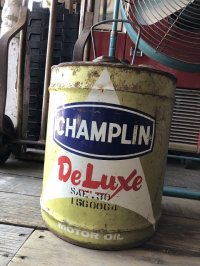 Vintage Motor Gas Oil 5 Gallon Can CHAMPLIN (M702) 