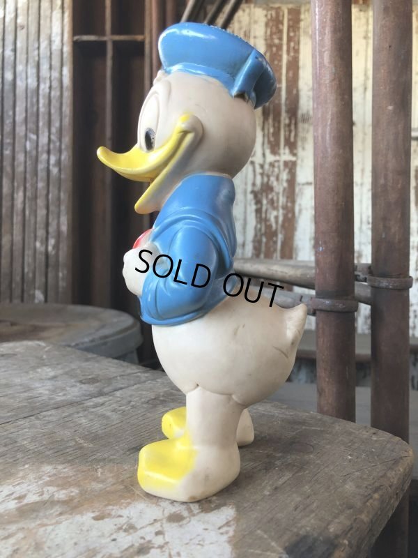 画像3: 60s Vintage DELL Disney Donald Duck Rubber Doll (M848)