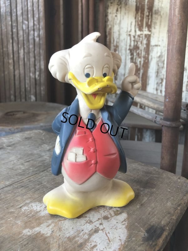 画像2: 60s Vintage DELL Disney Ludwig Von Drake Rubber Doll (M850)