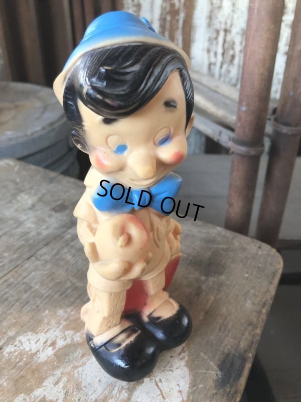 画像6: 60s Vintage DELL Disney Pinocchio Rubber Doll (M846)