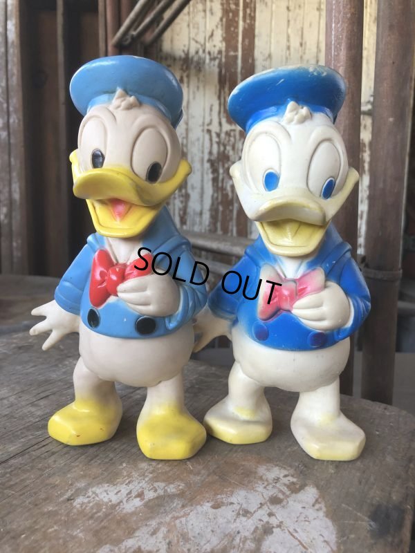 画像10: 60s Vintage DELL Disney Donald Duck Rubber Doll (M848)