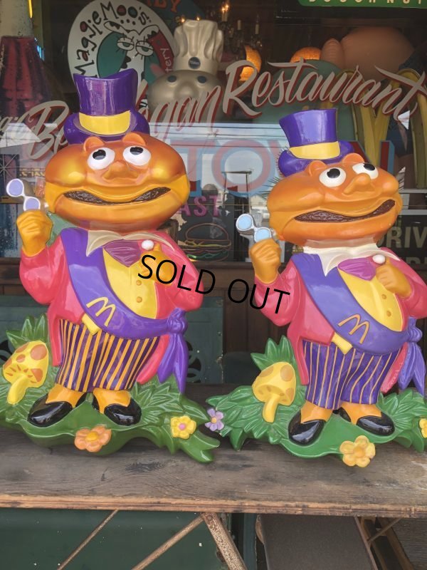 画像22: Vintage Setmakers Inc McDonalds Advertising Mayor McCheese 3D Wall Display (M859)