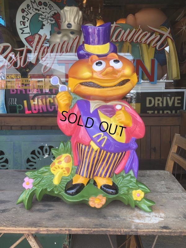 画像1: Vintage McDonalds Advertising Mayor McCheese 3D Wall Display (M858)