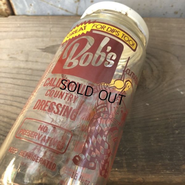 画像3: Vintage Bobs Bigboy Dressing Bottle Glass Jar 16 fl.oz (M864)