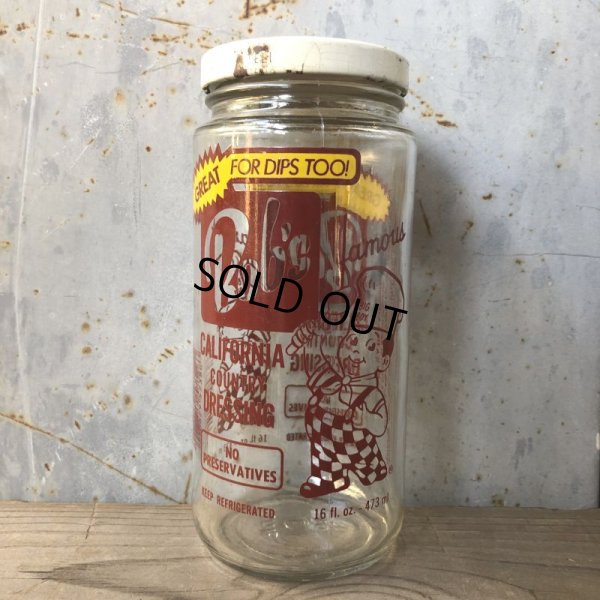 画像5: Vintage Bobs Bigboy Dressing Bottle Glass Jar 16 fl.oz (M864)
