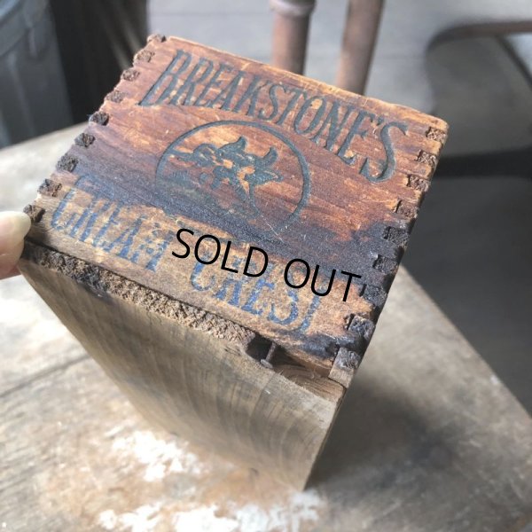 画像11: Vintage Wood Box Breakstone's 2lb Cream Cheese (M879)