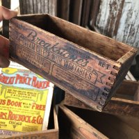 Vintage Wood Box Breakstone's 2lb Cream Cheese (M879)