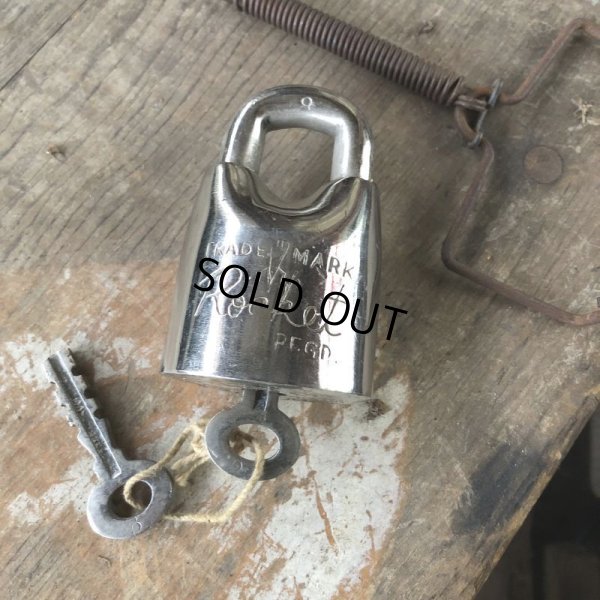 画像3: Vintage ROCKET TRADE MARK REGD. NO. 187933 Padlock (B881)