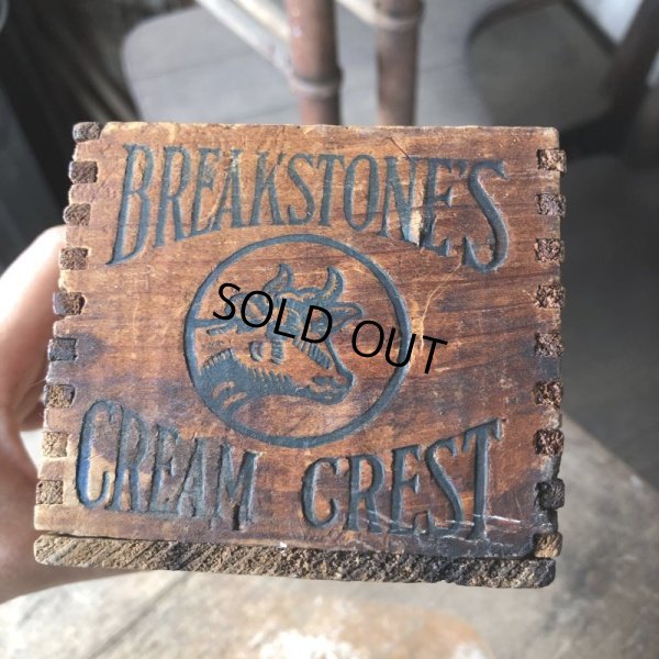 画像6: Vintage Wood Box Breakstone's 2lb Cream Cheese (M879)