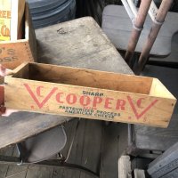 Vintage Wood Box Cooper Sharp 5lb American Cheese (M877)