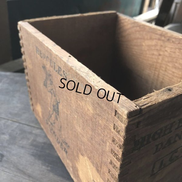 画像10: Vintage Wood Box HERCULES POWDER NO.2 10LB (M887)
