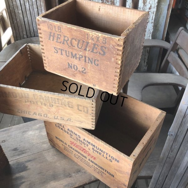 画像14: Vintage Wood Box HERCULES POWDER NO.2 10LB (M887)