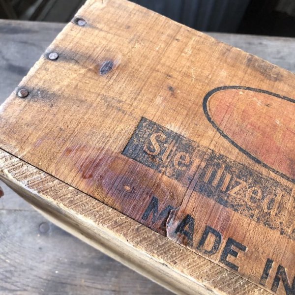 画像3: Vintage Wood Box Cross Sterilized Tack (M882)