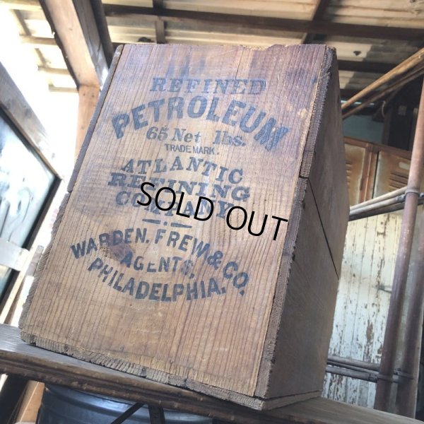画像4: Vintage Wood Box REFINED PETROLEUM 65 Net lbs (M890)