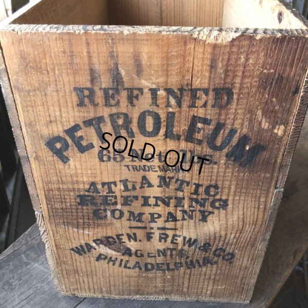 画像6: Vintage Wood Box REFINED PETROLEUM 65 Net lbs (M890)