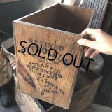 Vintage Wood Box REFINED PETROLEUM 65 Net lbs (M890)