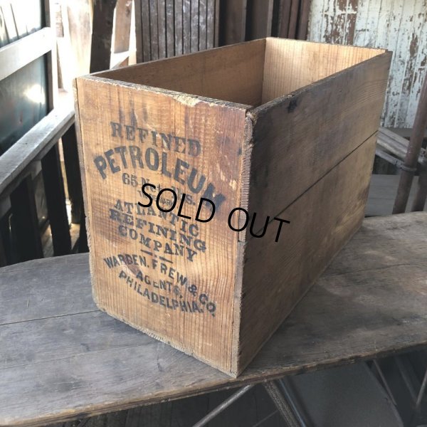 画像7: Vintage Wood Box REFINED PETROLEUM 65 Net lbs (M890)