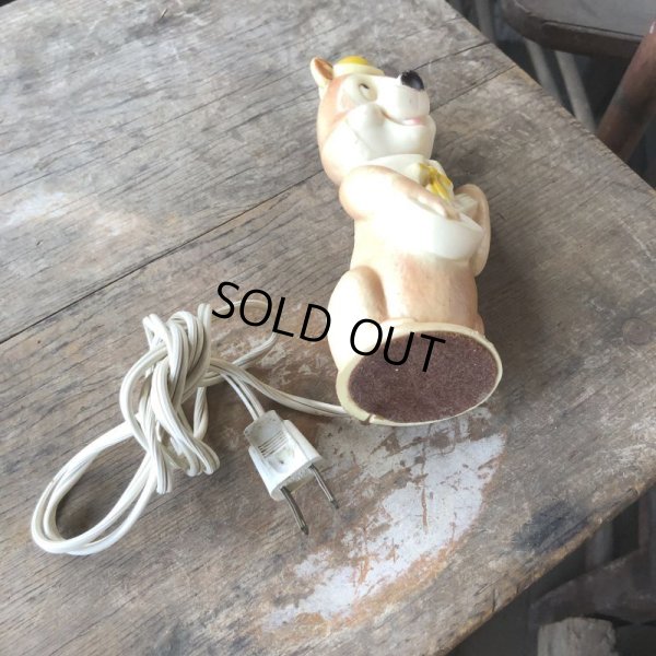 画像8: Vintage Rubber Doll Bear Lamp (M894)