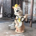 Vintage Rubber Doll Bear Lamp (M894)