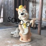 Vintage Rubber Doll Bear Lamp (M894)