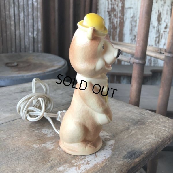 画像4: Vintage Rubber Doll Bear Lamp (M894)