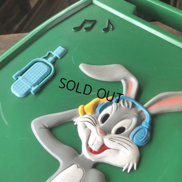 画像15: 70s Vintage Looney Tunes Bugs Bunny Janex D.J. Phonograph JUNK (M896)