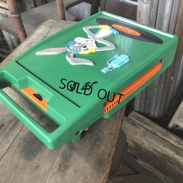 画像11: 70s Vintage Looney Tunes Bugs Bunny Janex D.J. Phonograph JUNK (M896)