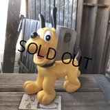 Vintage Japan Disney Pluto Rubber Doll (M936)