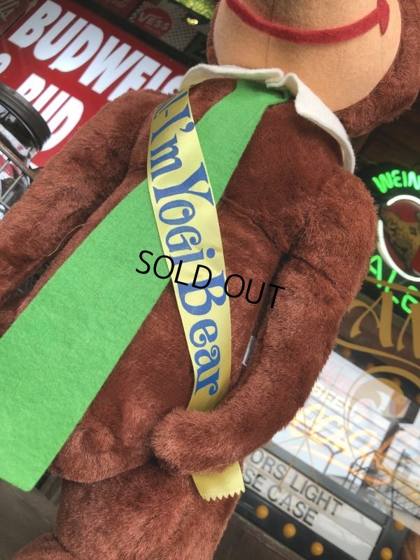 画像7: Vintage Sterling Best Ever Prod Hi! - I'm Yogi Bear Large Plush Doll (M938)