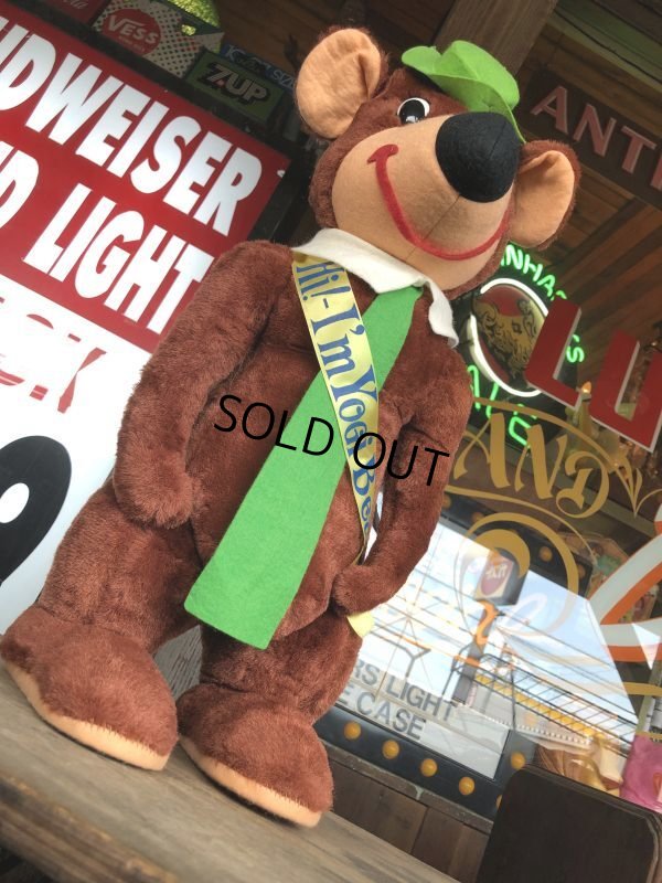 画像8: Vintage Sterling Best Ever Prod Hi! - I'm Yogi Bear Large Plush Doll (M938)