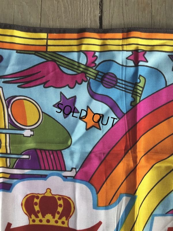 画像7: 60s Vintage Advertising Seagram's 7 & 7up Scarf Peter Max  (M501) 