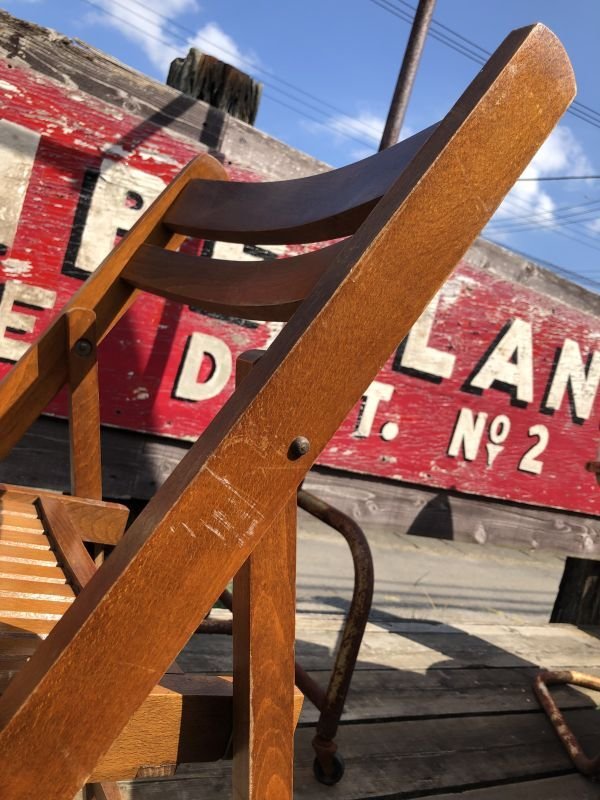 画像23: 50s Vintage Wooden Folding Chair Made in Romania (M949)