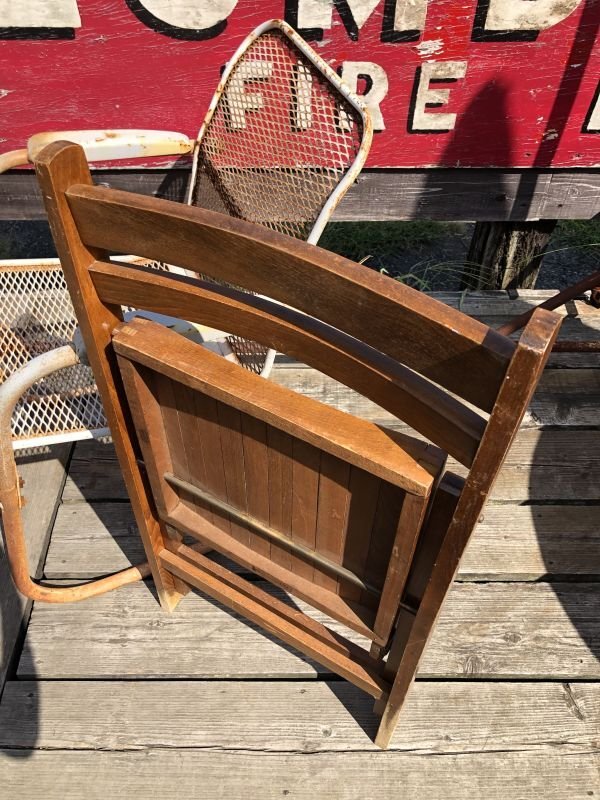 画像8: 50s Vintage Wooden Folding Chair Made in Romania (M949)