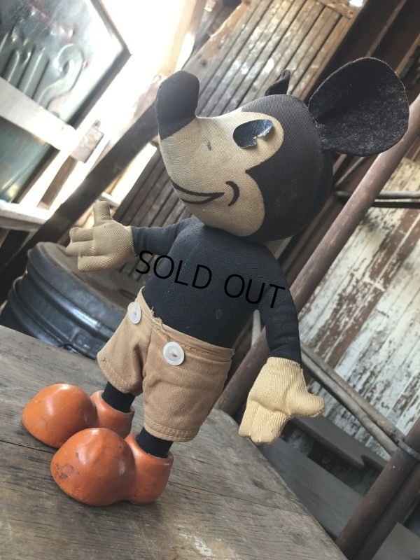 画像3: 30s Antique Mickey Mouse Knickerbocker Doll (M955) 