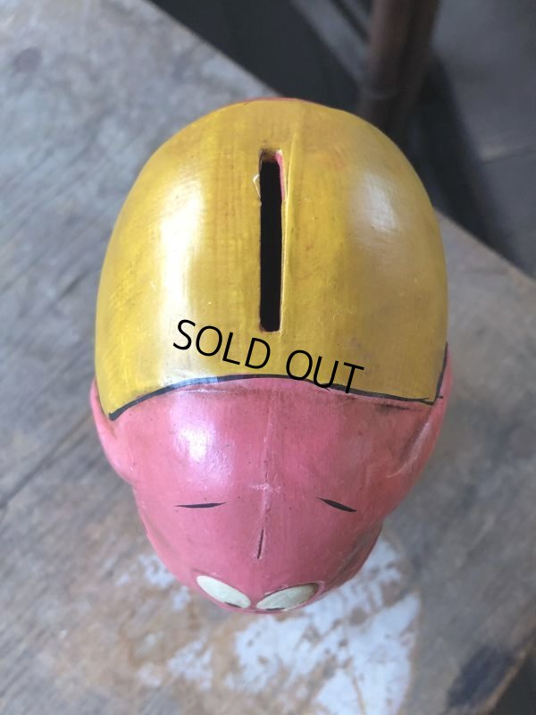 画像7: Vintage Pink Elephant Chalkware Bank Doll (M954) 